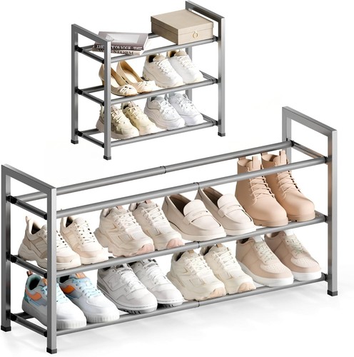 Tier expandable shoe rack - 3,