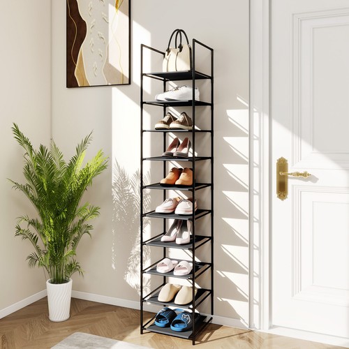 Tier metal shoe organizer - shoe,