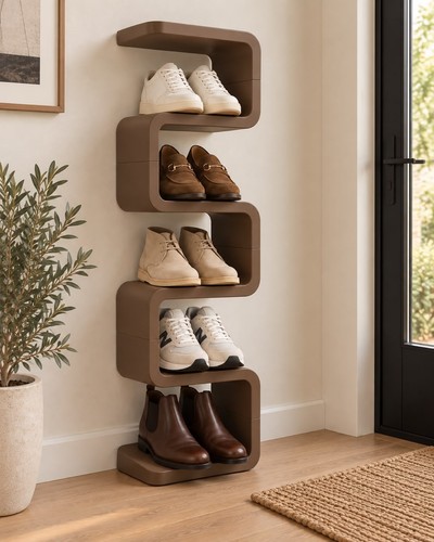 Shape shoe rack minimalist - shoe, rack,