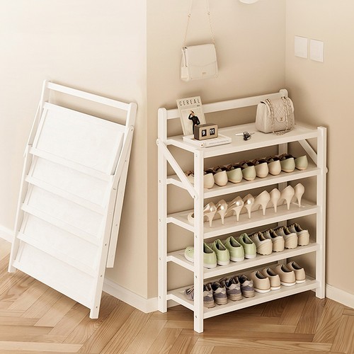 Tier bamboo shoe - rack, no