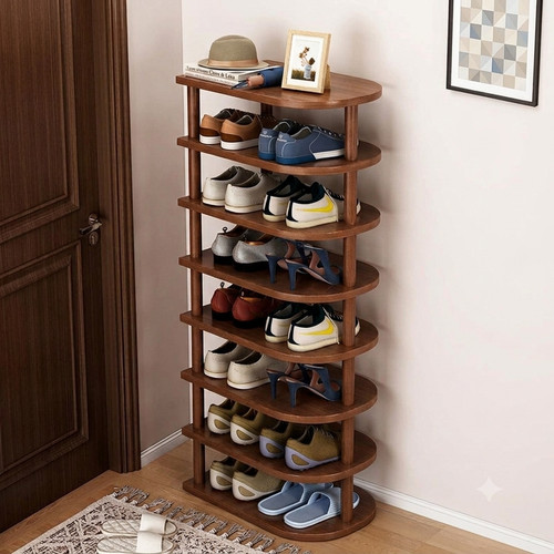 Tier wooden shoe - wooden,