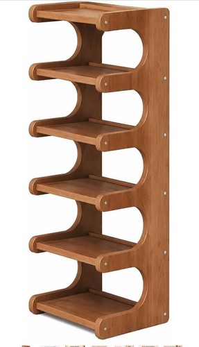 Tier wooden shoe - shoe, rack