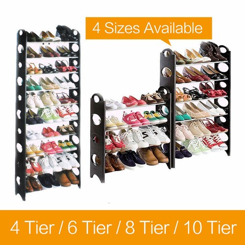 Tier shoe storage - 4/6/8/10,