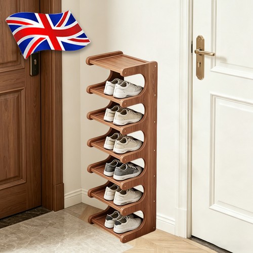 Tier wooden shoe rack - wooden, home
