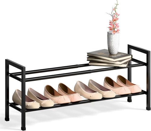 Bumusty tier expandable shoe - bumusty, 2-tier
