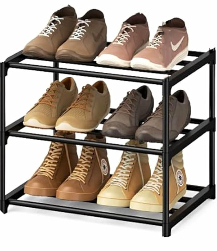 Tier metal shoe rack - 3-tier,