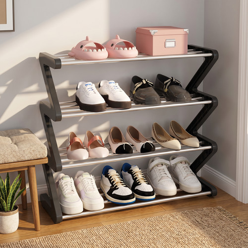 Tier shaped shoe rack - shoe, –