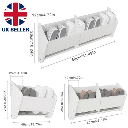 Wall mounted shoe - wall, rack
