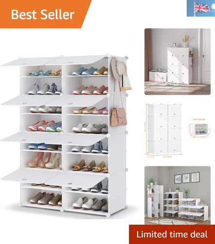 Spacious tier shoe rack - 8-tier,