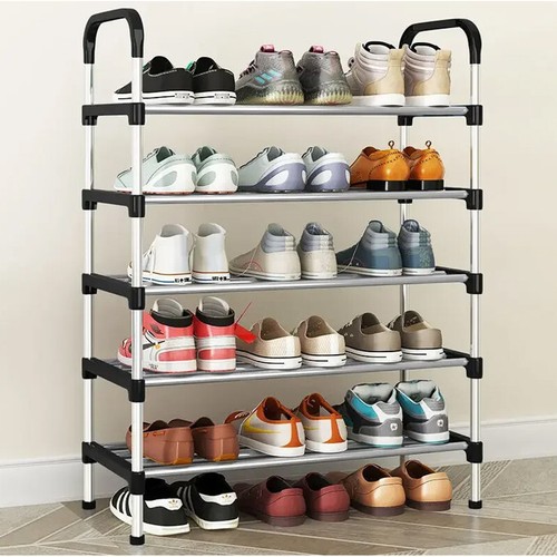 Stainless steel shoe rack - stainless,