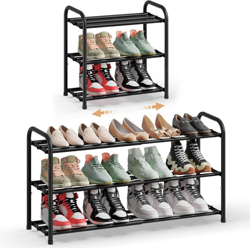 Expandable shoe rack - shoe,