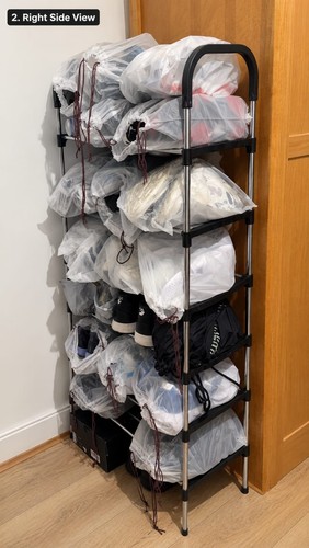 Multi tier shoe rack - shoe, storage