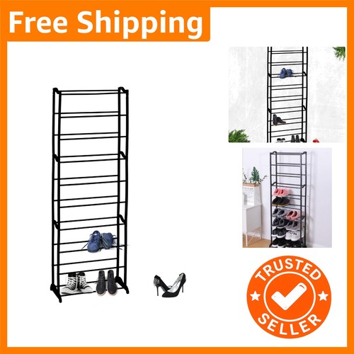 Effortless tier black shoe - effortless, 10-tier