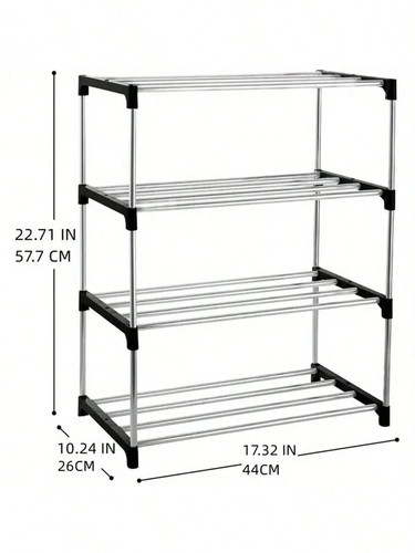 Tier adjustable shoe rack - adjustable,
