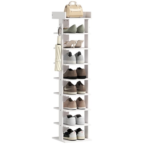 Homcom shoe rack tier - rack, top